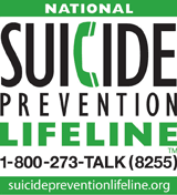 National Suicide Prevention Lifeline, 1-800-273-8255